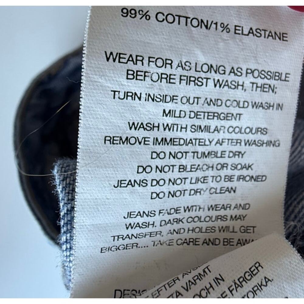 ROLLA'S East Coast High Rise Flare Karen Blue Jeans Size 26 - Picture 8 of 10